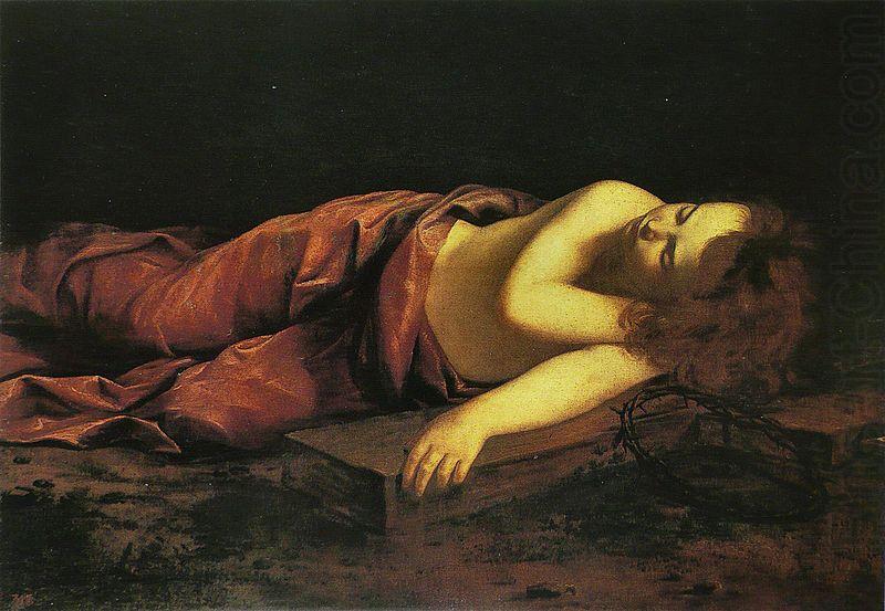Orazio Gentileschi Jesus endormi sur la croix china oil painting image